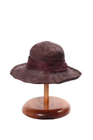 Maya Neumann Squash Hat - Aubergine
