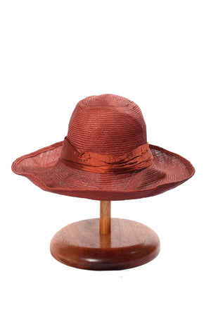 Maya Neumann Squash Hat - Rust
